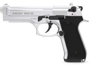 .Пистолет охолощенный Retay MOD 92 (Beretta, 9mm) Хром