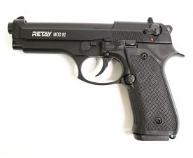Охолощенный СХП пистолет Retay MOD92 (Beretta) 9mm P.A.K,чёрный