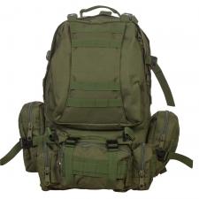 Тактический армейский рюкзак с подсумками (45 литров, олива)