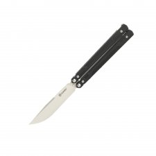 Ganzo G766-BK нож-бабочка(чёрный,зелёный)