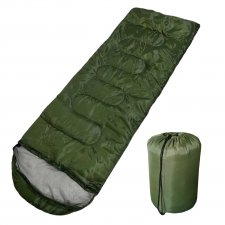 Тёплый спальный мешок 2.4 кг (олива) 