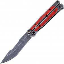 Нож складной Mr Blade MadCap (AUS-8. Black Stonewash Red)